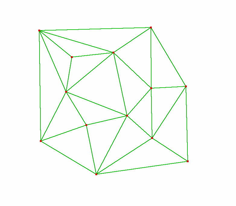 2D: tesszellációs algoritmusok 2 Voronoi diagram (VD) tartományokra bontás természetes módon: q q q V_cella : V_él ij : V_csúcs i q-p ijk q-p : i i = q-p i < q-p, j i q-p = j