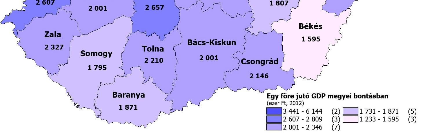 1 A GDP és összetevői 1. A bruttó hazai termék (GDP) 2012-ben: 575 534 millió Ft (17.