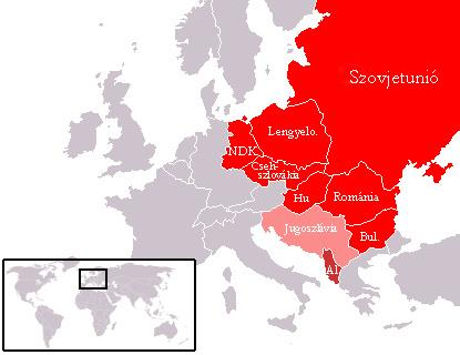 A Vasfüggöny mögött hazánk a Varsói Szerződés valamint a KGST tagjaként az ún.