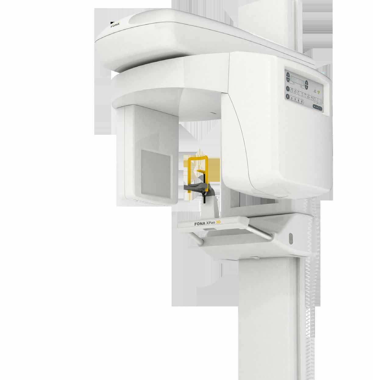 FONA XPan 3D 85x85 mm-es teljes látómező A 85x85 mm FOV (látómező) egyetlen exponálás