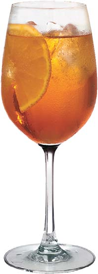 syrup, cream, pineapple juice Aperol Spritz: 1390.