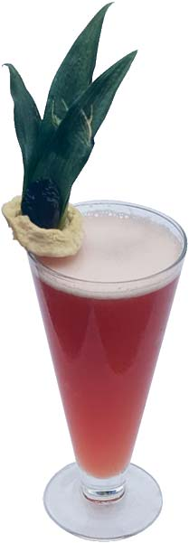 - fehér rum, barna rum, baracklikőr, mandulaszirup, limelé, narancslé, friss lime