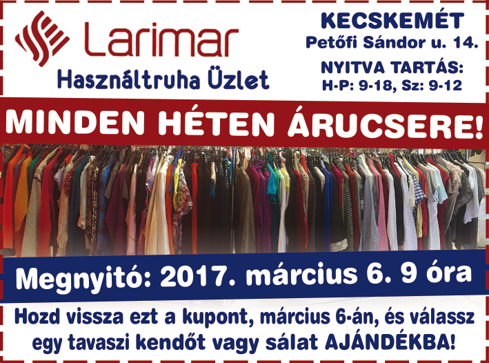 térállás biztosítása miatt van szükség. 2017. március 6-10.