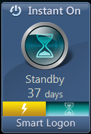 Instant On Az Instant On segítségével kímélheti az akkumulátort, miközben a Notebook PC mély alvás (Deep S3) módban van.