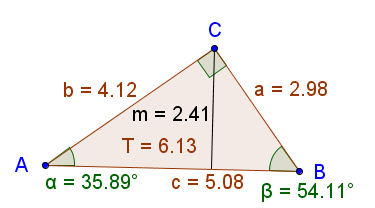 .) A B csúcsnál lévő szög kb.,7. 4.) Az AC átló 6 cm hosszú. 5.) A rövidebbik alap cm hosszú.