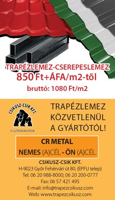 közvetlenül a gyártótól, akár egyedi méretben is!