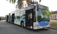Összesen 44 CNG-üzemû busz szerepel a vállalat flottájában A Tisza Volán esetében Szeged város vezetésének környezetvédelmi elvárásai irányították rá a figyelmet a gázüzemű autóbuszokra, az akkoriban