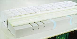 luxus minőségű matrac 7 komfort zónával, amely egyedi, ergonómiailag megfelelő alátámasztást nyújt.