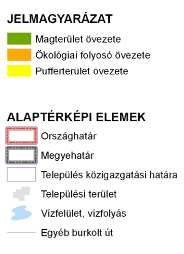 Ennek értelmében az érvényes megyei tervben szereplő települést érintő megyei övezetek közül a következőket nem vettük figyelembe: - kiváló termőhelyi adottságú szántóterület övezete - kiváló