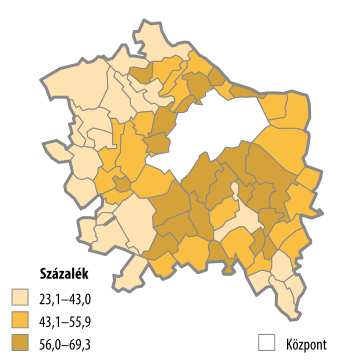 Kunsziget településfejlesztési koncepció 40 A térség foglalkoztatási szerkezetét vizsgálva látható, hogy mind a kistérségen belülre, mind annak határain kívülre jelentős az ingázás.