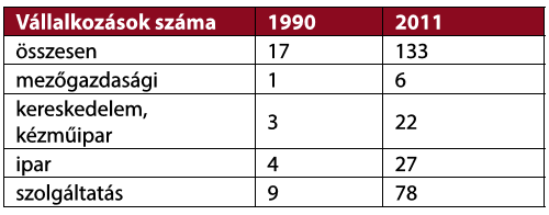 Kunsziget településfejlesztési koncepció 52 - Első lakáshoz jutás támogatása (vissza nem térítendő támogatás) - Gyermekvállalás támogatása Kunszigeten a kereskedelem, szolgáltatás, vendéglátás