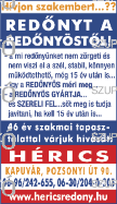 hetilapként fizetett hirdetéseket tartalmaz,