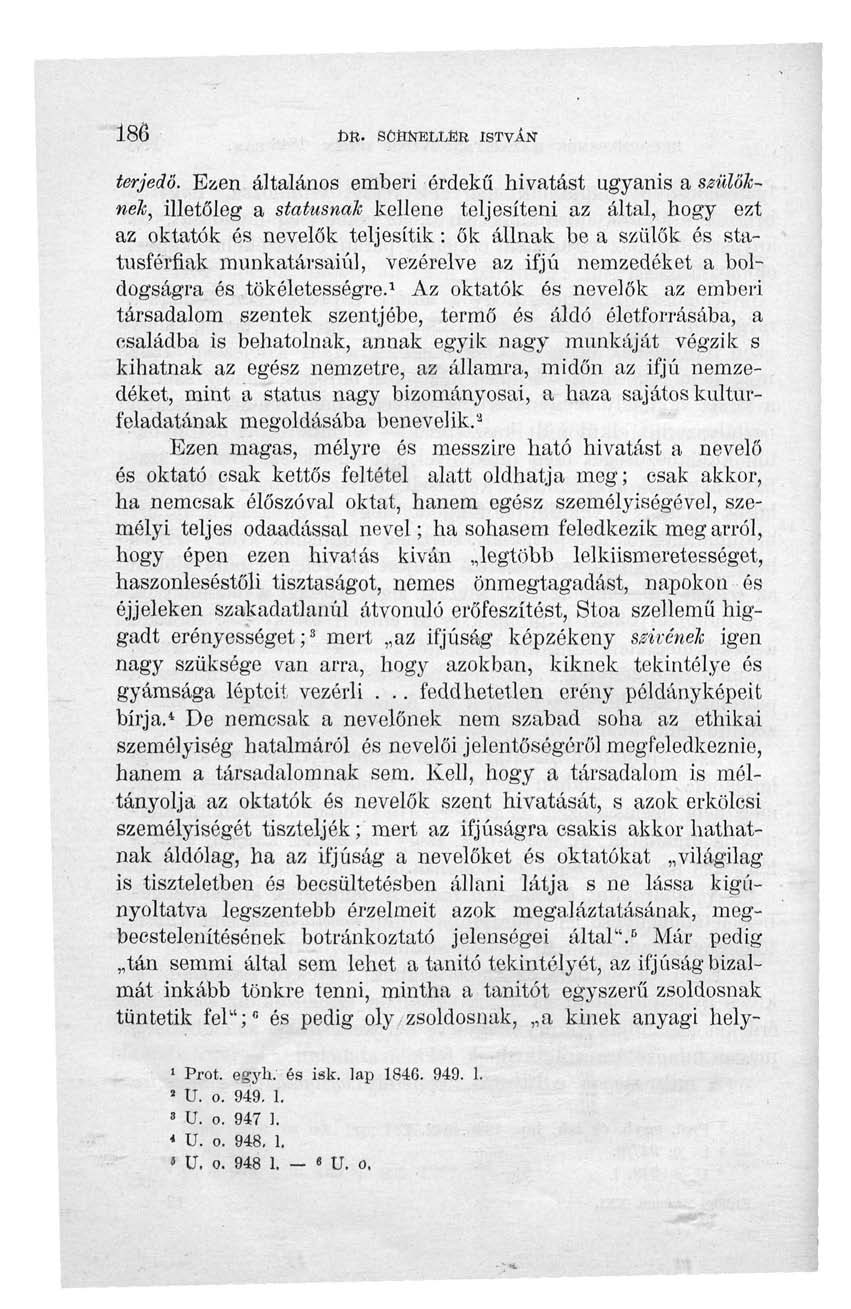 Í8Ő t)k. SCÍÖTE1LER ISTVÁN terjedő.