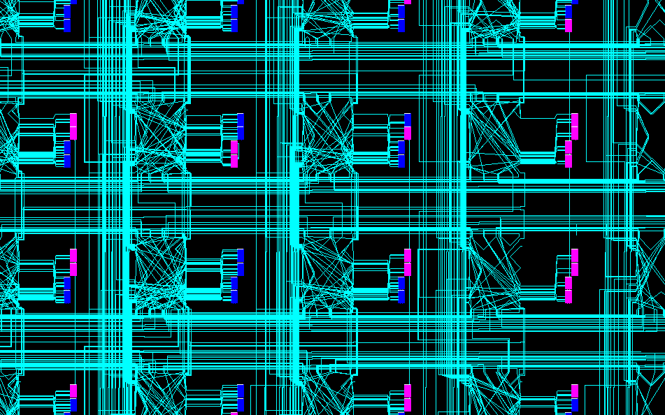 A FPGA belső felépítése az FPGA Editor-ban