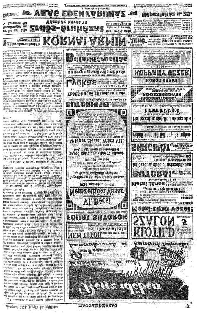 156 Krúdy Gyuláról 1. melléklet. A Magyarország 1924.