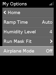 FIGYELEM! Az Airplane Mode (Repülőgép-üzemmód) bekapcsolása: 1.