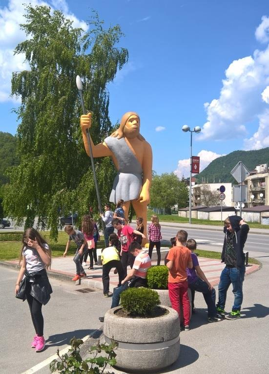 A következő állomás Krapina volt, ahol a múzeumban a neandervölgyi ember mindennapjait ismerhettük meg.