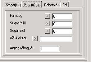 négyszöget 2 mm túlfutással munkáljuk meg.