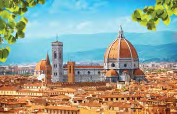 Gyalogos városnézés keretében ismerkedés a legfontosabb látnivalókkal: Santa Croce templom, Firenze pantheonja - Dante szülőháza - a Dóm, Brunelleschi híres kupolájával - Keresztelőkápolna a