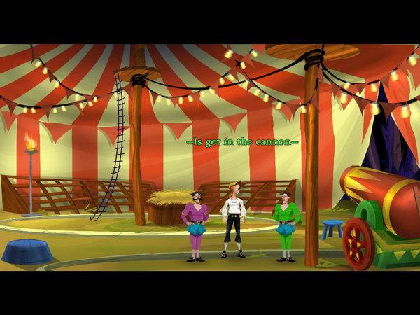 Secret of Monkey Island: Special Edition - 3. oldal Első fejezet Egy bevezetővel kezdődik a játék, megtudjuk, hogy merre is található a kalózvezér. Guybrush végzete a SCUMM bárba vezet.