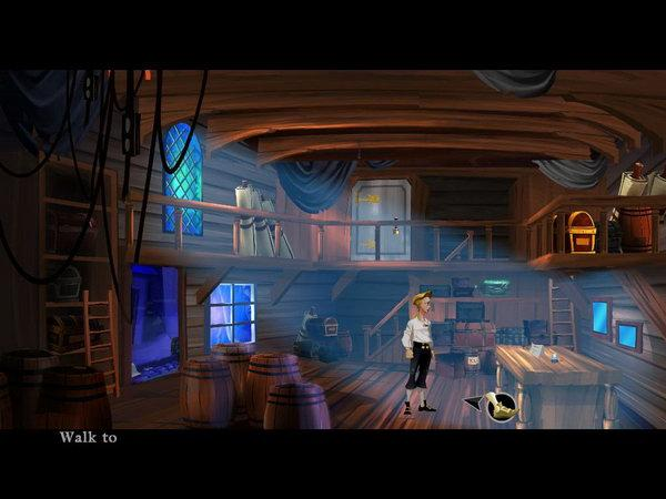 Secret of Monkey Island: Special Edition - 4. oldal kattintsunk a Fork nevű pontra. Sétáljunk fel a balra eső úton, vegyünk fel egy sárga növényt, amit kombináljunk a főtt húsunkkal.