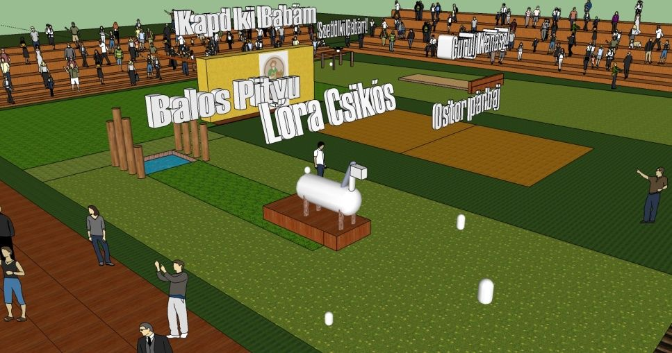 Lóra Csikós: A "Paci" kialakításánál mi nem tanácsoljuk, az élő megoldást (a lovakra való tekintettel), ezért lehet hordó, vagy akár bakra feltett nyereg.