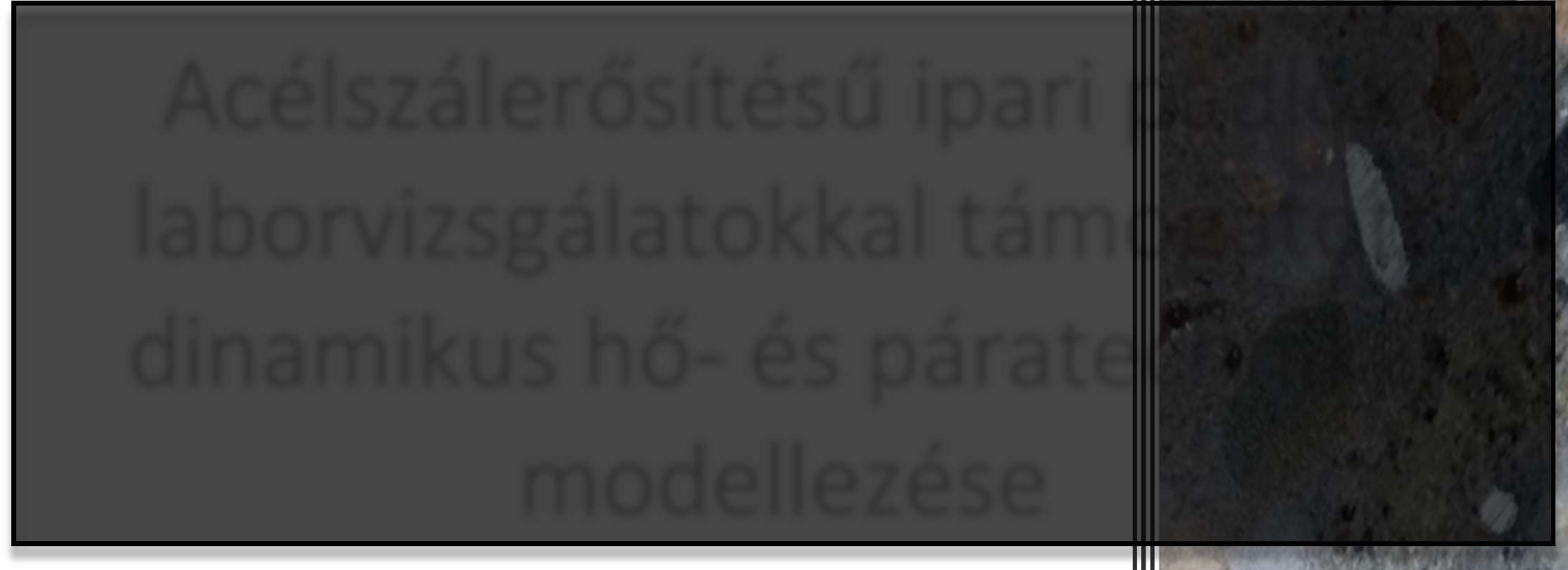 BUDAPESTI MŰSZAKI ÉS GAZDASÁGTUDOMÁNYI EGYETEM ÉPÍTŐMÉRNÖKI KAR ÉPÍTŐANYAGOK