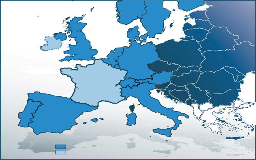 Értékesítés és marketing Nyugat Európában Jelenleg