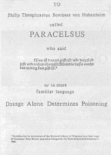 Paracelsus (1493 1541) svájci orvos és polihisztor: