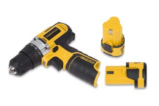 Max. Nyomaték: 35 Nm Akkumulátor típus: Ni-Cd Forgási sebesség (n): 0-400 / 0-1200 min-1 Töltési idő: 1 óra Max. Drill-bit átmérője: 10 mm Kulcsnélküli tokmány Világítással 13.