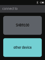 5 Bluetooth Zenehallgatás Bluetooth segítségével Ha a Bluetooth engedélyezve van a AZURE készüléken, Bluetooth feljhallgatón vagy hangsugárzókon keresztül is hallgathat zenét.