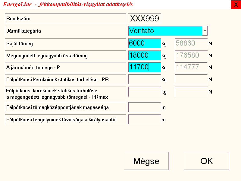 Fékkompatibilitás vizsgálat automatikus mérési módszerrel A