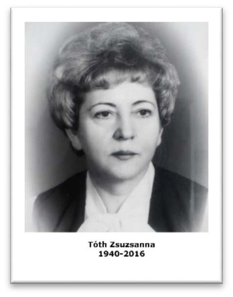 Búcsúzás egy kollégától TÓTH ZSUZSANNA (1940-2016.) Tóth Zsuzsanna édesapjának, Tóth Bélának közkedvelt férfi fodrászüzlete volt Hatvanban.