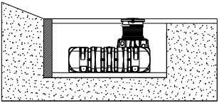 6/10 5. Beépítés és szerelés. 5.1 Altalaj A tartály beépítése előtt feltétlenül tisztázni kell a következőket: - altalaj építészeti alkalmassága DIN 18196 szerint - max. fellépő talajvízszint ill.