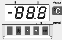 DIXELL XR20C-XR20D TELEPÍTÉSI ÉS HASZNÁLATI UTASÍTÁS 3/13 SET MUNKAPONT (SET POINT) vizuális megjelenítésére vagy módosítására szolgál.