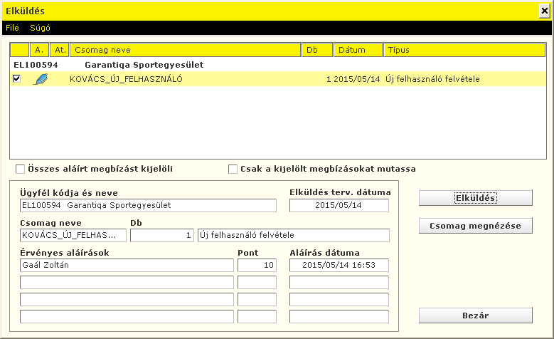 10 A program testre szabása, jelszavak kezelése 1. Indítsa el az Electra programot, majd kattintson a Paraméterbeállítás ikonra. 2.