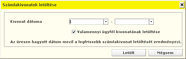 12 Információkérés A banki információ funkció a bank által minden ügyfél számára közzétett adatok és közlemények kezelését tartalmazza. Ilyen adatok lehetnek pl.