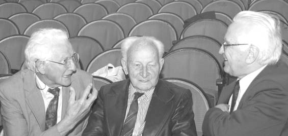 Blahó Imre (a régi jelkulcs kialakulásáról) Joó István, Blahó Imre és Márton Gyárfás a régmúlt időkről Fancsali Csaba (az integrált térképszerkesztésről) Pap Attila (az adatgyűjtés technológiájáról)