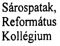 31 Sárospatak, Refonnátus Kollégium Havonta Országos Katolikus Gyûjteményi Központ Téma Könyvtárépítési konferencia A helyismereti