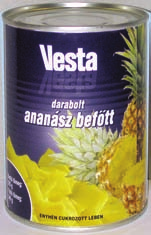 g/db VESTA DARABOLT ANANÁSZ 565 g/db Töltőtömeg: 340 g/db