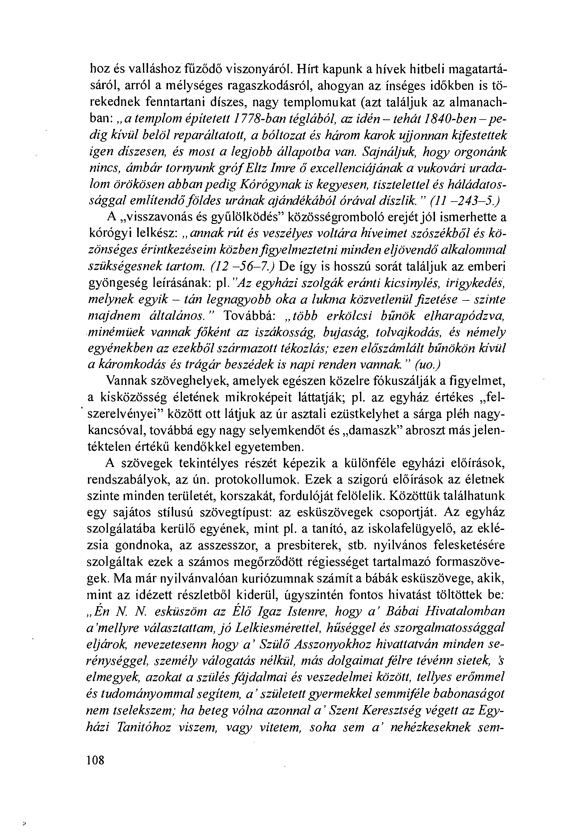 hoz és valláshoz fúzðdö viszonyáról.