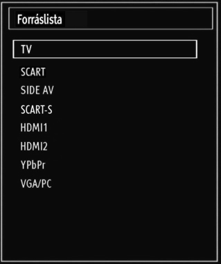 A TV gombjainak használata A hangerő beállítása Nyomja meg a gombot a hangerő csökkentéséhez, vagy a gombot a hangerő növeléséhez, így egy hangerő-szint skála (csúszka) fog megjelenni a képernyőn.