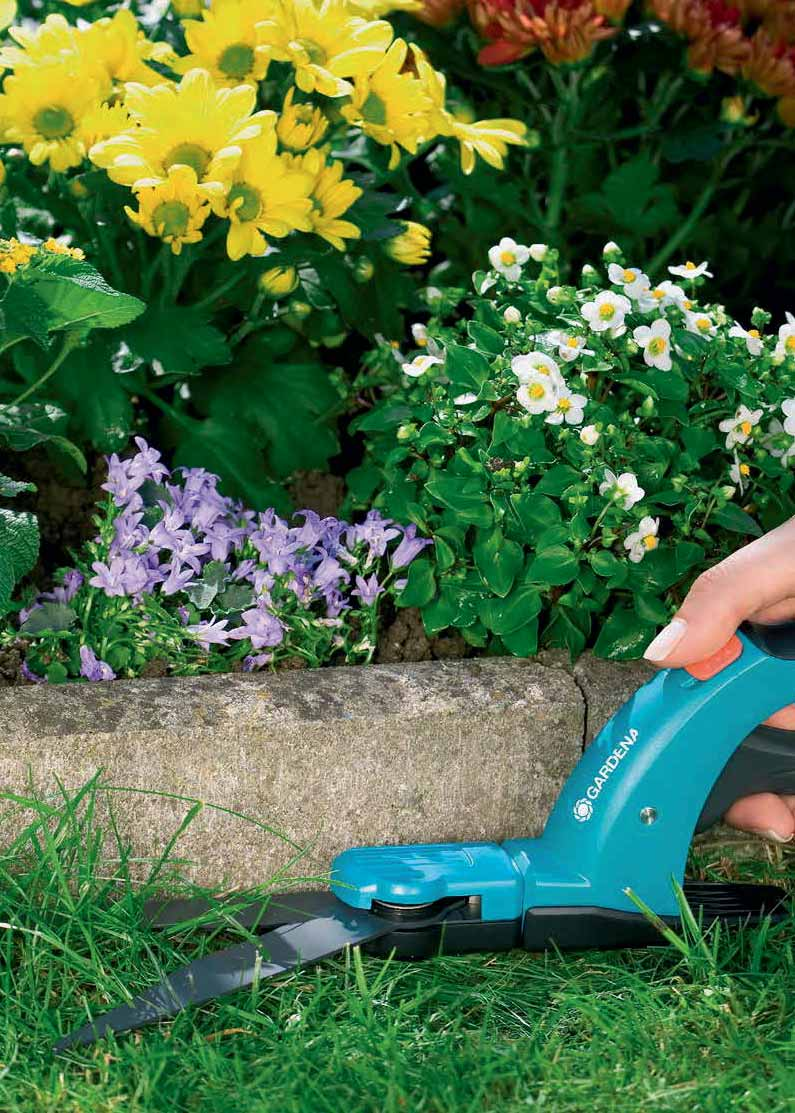 GARDENA Fűnyíró ollók Kiválóan alkalmas rövidebb gyepszegélyek precíz vágásához.