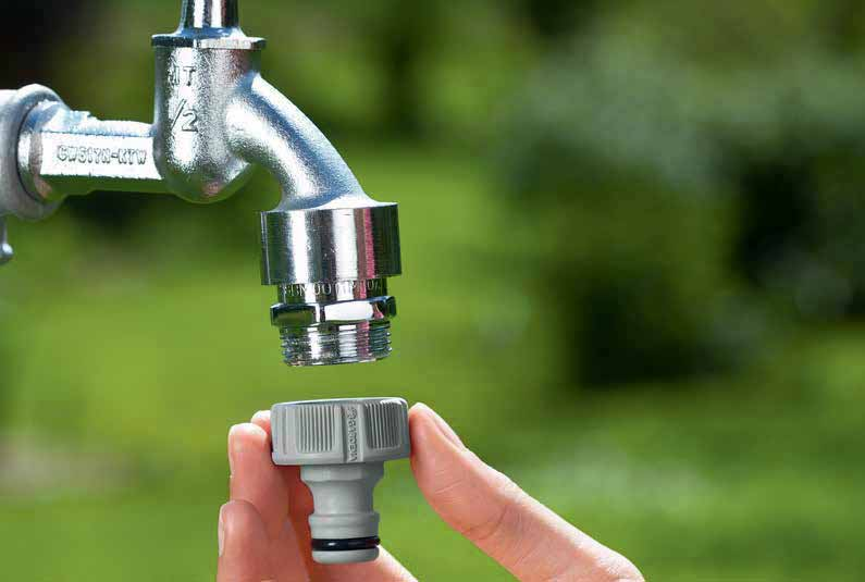 Original GARDENA System Csatlakoztatási lehetőségek vízcsaphoz Termék megnevezése Csapelem Csapelem Csapelem Cikkszám 18200-29 18201-29 18202-29 PNC 967 31 19 01 967 31 24 01 967 31 28 01 4 078500
