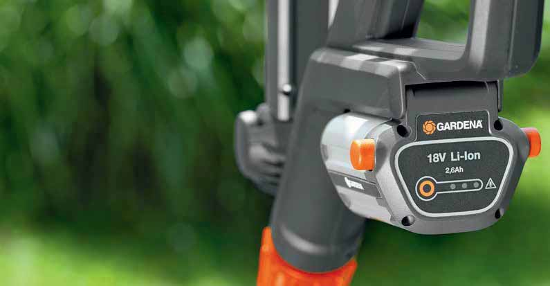 GARDENA Elektromos és akkumulátoros termékek Nagy teljesítmény. Kis zaj. Még nagyobb függetlenség. Teljes rugalmasság.