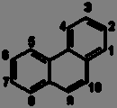 3.4.3.2 Fenantrén 11. ábra A fenantrén képlete Ez a policiklusos aromás szénhidrogén (PAH-ok) számos természetes anyag szerkezeti váza; pl.
