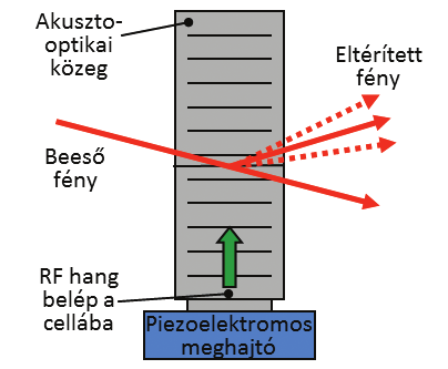 1. ábra Több ROI-t lefedő vonalak pásztázása Fent: Többszörös vonal menti pásztázás egy dendritszegmensen. Lent: Nyers fluoreszcens kép, a vízszintes tengely a vonal egyes pontjainak felel meg.