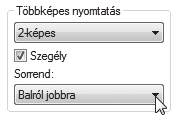 SPECIÁLIS NYOMTATÁSI FUNKCIÓK BEÁLLÍTÁSA Ez a rész a speciális nyomtatási funkciókat ismerteti. Ez a rész feltételezi, hogy a papírméretet és más alapvető beállításokat már kiválasztotta.