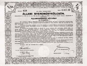 A Magyar Nemzeti Bank által irányított hitelpolitika a háborús célok szolgálatában állt: a pénzintézetek üzletpolitikáját az egyéni nyereségorientáltság viszszaszorításával ebbe az irányba próbálta