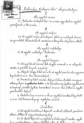 kus) és Deákiban (református), 1902-ben Negyeden (katolikus), 1903-ban Deákiban (katolikus) és 1909-ben Szeredben újabb olvasókörök alakultak. 88. A Galántai Önképzõkör alapszabályzata A 19.